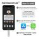 Флешка металева 2в1 256ГБ USB-Lightning для Apple iPhone, iPad, комп'ютера Microdrive A2 256GB Чорний