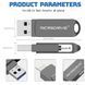 Флешка металева 2в1 256ГБ USB-Lightning для Apple iPhone, iPad, комп'ютера Microdrive A2 256GB Чорний