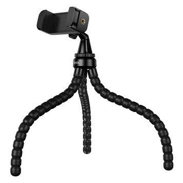 Гнучкий тримач-штатив для телефону, камери GoPro, спортивних камер із кріпленням 1/4" HOCO H101 Чорний