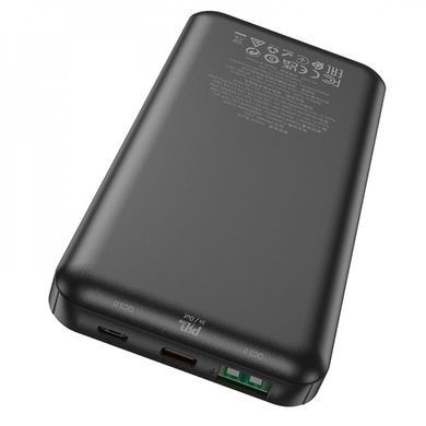 Павербанк повербанк із швидкою зарядкою HOCO J102 Cool figure PD20W+QC3.0 10000mAh USB/Type-C Чорний