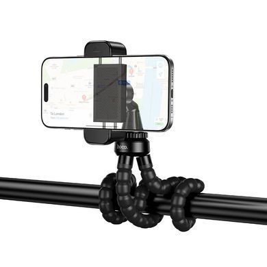 Гнучкий тримач-штатив для телефону, камери GoPro, спортивних камер із кріпленням 1/4" HOCO H101 Чорний