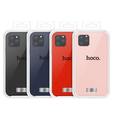 Силіконовий Чохол на iPhone 11 Pro Max 6.5" HOCO Pure series Protective Рожевий
