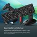 Портативна ігрова консоль Android TV Stick + 2 безпровідні джойстики Q9 Pro 8K Чорний 59043