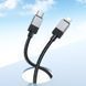 Кабель с быстрой зарядкой Lightning Apple iPhone HOCO X110 Honorific 1м, PD27W Чорний