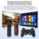 Портативна ігрова консоль Android TV Stick + 2 безпровідні джойстики Q9 Pro 8K Чорний 59043