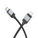 Кабель с быстрой зарядкой Lightning Apple iPhone HOCO X110 Honorific 1м, PD27W Чорний