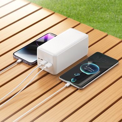 Павербанк 50000мА&middot;г з швидкою зарядкою 22.5Вт BOROFONE BJ80C 2USB + Type-C Чорний