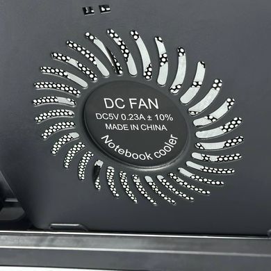 Охолоджувальна підставка для ноутбука з підсвічуванням NB339 Led 9-17" Чорний 56455