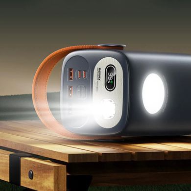 Павербанк 60000 повербанк 60000 mAh зі швидкою зарядкою 100W REMAX RPP-100 повербанк для ноутбука power bank для роутера Синій