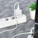 Зарядний пристрій + кабель MicroUSB BOROFONE BA74A |2USB, 2.1A| Білий