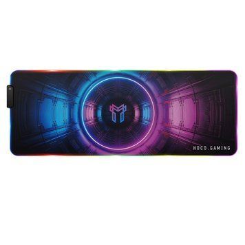 Килимок для миші ігровий килимок HOCO GM864 RGB килимок з підсвічуванням великий килимок для столу
