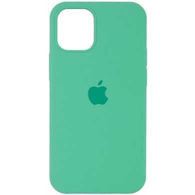 Силіконовий Чохол на iPhone 13 Pro Max 6.7" із закритим низом Silicone Case 100% Зелений
