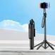Монопод-трипод, штатив 1.8 м для телефону, Gopro, камери з пультом A17 Long Bluetooth, 1.8М Чорний