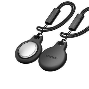 Розумний брелок для пошуку Bluetooth-трекер сумісний з Apple ACEFAST S1 Чорний