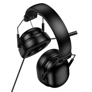Ігрові геймерські провідні навушники для ПК з мікрофоном HOCO W113 USB Чорний