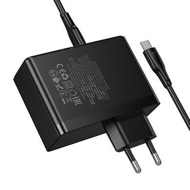 Зарядний пристрій HOCO N85 зарядка 100W з кабелем Type-C мережевий зарядний пристрій 100W зарядний блок USB-C
