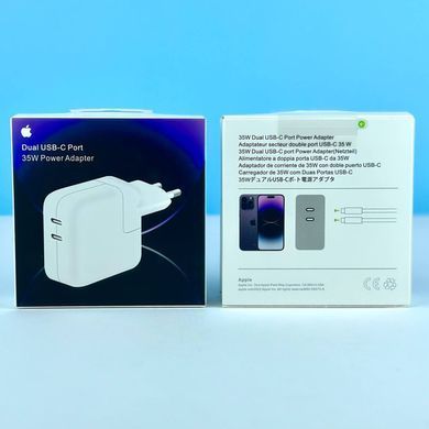 Зарядний пристрій iPhone Original Series 1:1 2Type-C/35W Білий