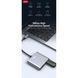 USB-hub хаб адаптер перехідник 3-в-1 XO HUB011 3in1 Type-C |Type-C to HDMI+PD+USB 3.0| Сірий
