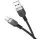 Кабель із швидкою зарядкою USB to Type-C HOCO X109 Energy 1м, 3A Чорний