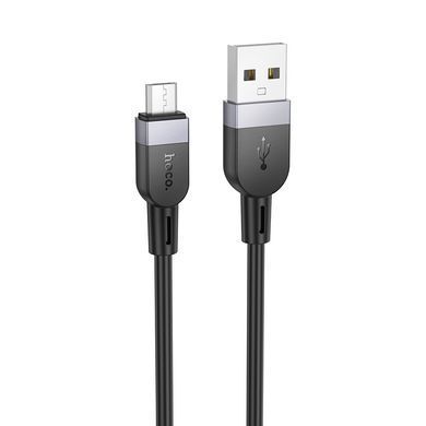 Кабель для зарядки 2м MicroUSB Android HOCO X109 Energy 2.4A Чорний