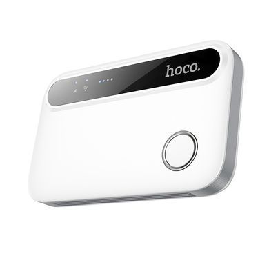 Портативний модем WiFi роутер 4G HOCO HI41 150Mbps, 2100mAh Білий