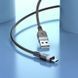 Кабель для зарядки 2м MicroUSB Android HOCO X109 Energy 2.4A Чорний