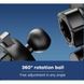 Автомобільний тримач на дефлектор з бездротовим заряджанням REMAX RM-C61 Tinsm Series 15W Чорний