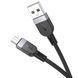 Кабель для зарядки 2м MicroUSB Android HOCO X109 Energy 2.4A Чорний
