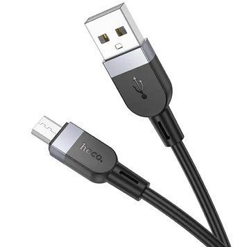 Кабель для зарядки MicroUSB Android HOCO X109 Energy 1м, 2.4A Чорний