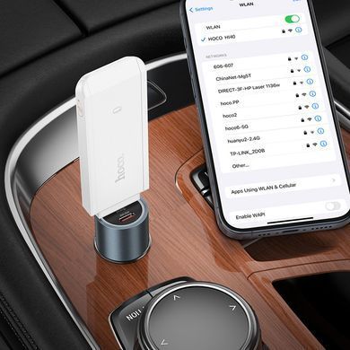 Портативний модем WiFi роутер HOCO HI40 150Mbps, 2.4 ГГц, WIFI6 Білий