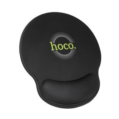 Килимок для миші з підтримкою зап'ястя 230*215*2мм HOCO GM30 Чорний