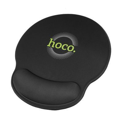 Килимок для миші з підтримкою зап'ястя 230*215*2мм HOCO GM30 Чорний