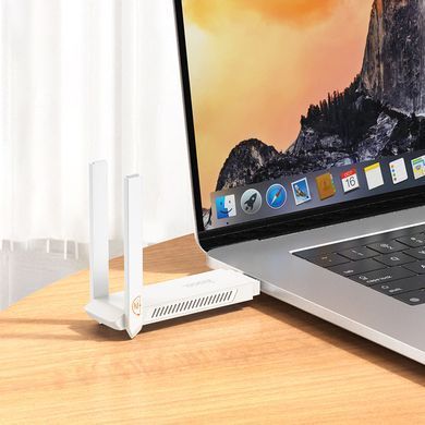 Портативний модем WiFi роутер HOCO HI40 150Mbps, 2.4 ГГц, WIFI6 Білий