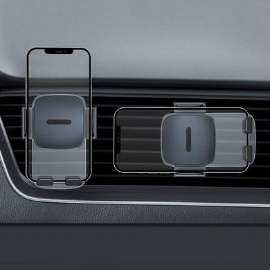 Автомобильный держатель 360 с зажимом в воздуховод для телефона BASEUS Air Outlet Version Черный (SUYK000101)