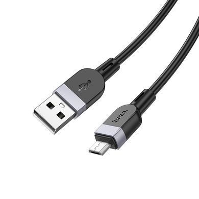 Кабель для зарядки MicroUSB Android HOCO X109 Energy 1м, 2.4A Чорний
