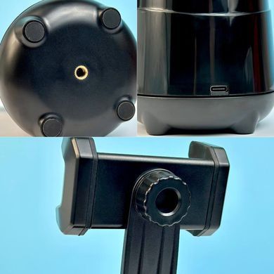 Смарт-штатив Q2 Gimbal з датчиком руху 360°та акумулятором 1200mAh Чорний 47352