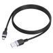 Кабель для зарядки MicroUSB Android HOCO X109 Energy 1м, 2.4A Чорний