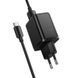 Зарядний пристрій із швидкою зарядкою PD30W+QC3.0 та кабелем USB to Type-C HOCO C157A Type-C, USB Чорний