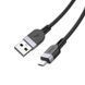 Кабель для зарядки MicroUSB Android HOCO X109 Energy 1м, 2.4A Чорний