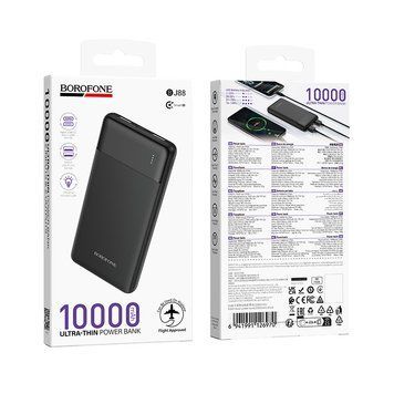 Павербанк 10000 mAh повербанк BOROFONE BJ88 power bank