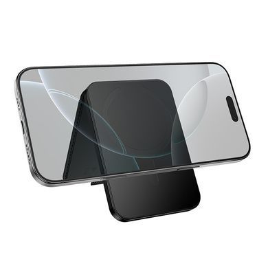 Магнітна візитниця, трекер із GPS, підставка для телефону HOCO E91I Чорний