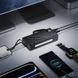 Павербанк зі швидкою зарядкою 22.5W та кабелями Lightning, Type-C, Micro-USB, USB 20000mAh та ліхтариком HOCO J155 Чорний