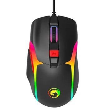 Мишка провідна ігрова з підсвіткою MARVO M360 1200-12000 DPI, 7 кнопок, 1.5м Чорний