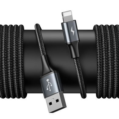 Кабель для зарядки BASEUS Combo USB to Lightning/2USB Special Data Cable for Backseat |1.5m, 3A| CALHZ-01