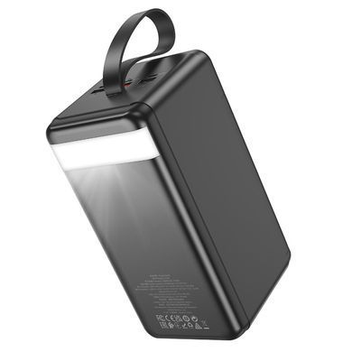 Павербанк 90000mAh PowerBank зі швидкою зарядкою HOCO J123D 3USB/Type-C, QC22.5W+PD20W Чорний