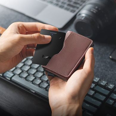 Трекер у форматі картки для пошуку гаманця, речей HOCO E102 100mAh Чорний