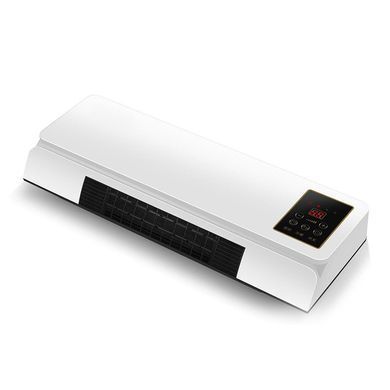 Настінний вентилятор (холод, тепло) EMX-908 з 2 режимами роботи, з пультом та таймером 1800W Білий 53701