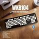 Безпровідна мембранна клавіатура JEDEL WKB104 Yi Zhaowei 2.4G + Bluetooth Чорний 59675
