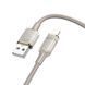 Кабель для зарядки телефона Lightning Apple Iphone BOROFONE BU56 Succeed 1,2м, 2.4A Сірий