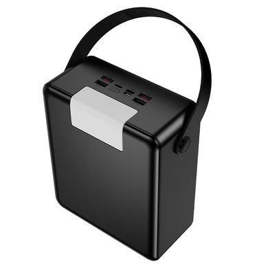 Павербанк 100000mAh зі швидкою зарядкою 22.5W+PD20W та ліхтарем BOROFONE BJ85 4USB, 1Type-C Чорний